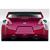 Duraflex Spoiler - Wing Unpainted Fiberglass Reinforced Plastic Black - 115363