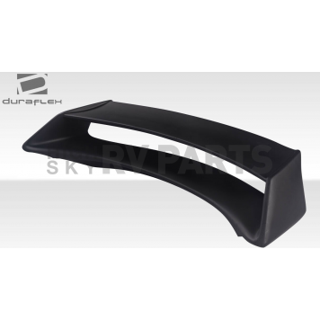Duraflex Spoiler - Wing Unpainted Fiberglass Reinforced Plastic Black - 115363-2