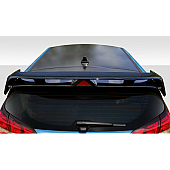 Duraflex Spoiler - Wing Unpainted Fiberglass Reinforced Plastic Black - 115409