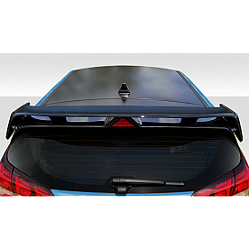 Duraflex Spoiler - Wing Unpainted Fiberglass Reinforced Plastic Black - 115409