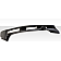 Duraflex Spoiler - Wing Unpainted Fiberglass Reinforced Plastic Black - 115409