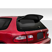 Duraflex Spoiler - Wing Unpainted Fiberglass Reinforced Plastic Black - 115740