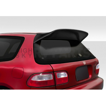 Duraflex Spoiler - Wing Unpainted Fiberglass Reinforced Plastic Black - 115740