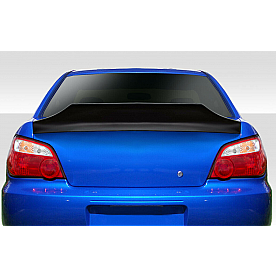 Duraflex Spoiler - Wing Unpainted Fiberglass Reinforced Plastic Black - 116145