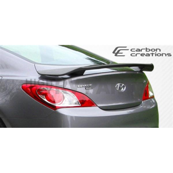 Extreme Dimensions Spoiler - 1 Piece Gloss UV Coated Carbon Fiber Black - 106866-1