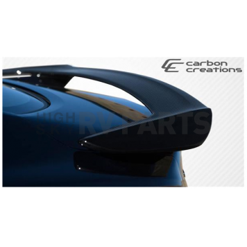 Extreme Dimensions Spoiler - 1 Piece Gloss UV Coated Carbon Fiber Black - 106866