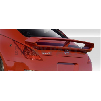 Extreme Dimensions Spoiler - 1 Piece Primered Fiberglass Black - 109295