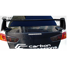 Extreme Dimensions Spoiler - Custom Primered Fiberglass Black - 104644