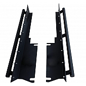 Paramount Automotive Rocker Panel Guard - Black Flat Powder Coated Steel Set Of 2 - 510036