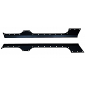 Paramount Automotive Rocker Panel Guard - Black Flat Powder Coated Steel Set Of 2 - 510311