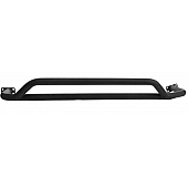 Paramount Automotive Rocker Panel Guard - Black Oval Tube Powder Coated Steel Set Of 2 - 510002
