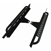 Paramount Automotive Rocker Panel Guard - Black Powder Coated Steel Set Of 2 - 510204
