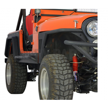 Paramount Automotive Rocker Panel Guard - Black Powder Coated Steel Set Of 2 - 510204-1