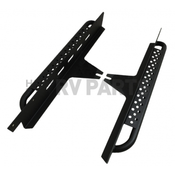 Paramount Automotive Rocker Panel Guard - Black Powder Coated Steel Set Of 2 - 510204