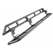 Rugged Ridge Rocker Panel Guard - Tube Steel Black Powder Coated - 1150438