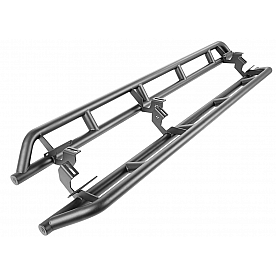 Rugged Ridge Rocker Panel Guard - Tube Steel Black Powder Coated - 1150438