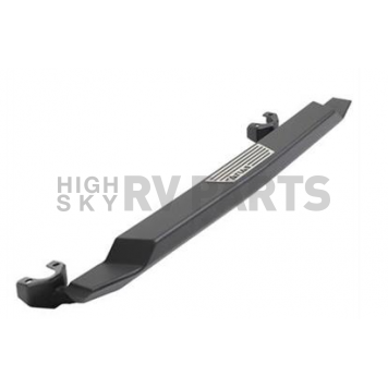 Smittybilt Rocker Panel Guard - Round Tube Steel Black Powder Coated - 76897LT