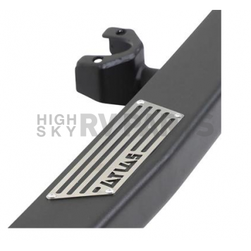 Smittybilt Rocker Panel Guard - Round Tube Steel Black Powder Coated - 76897LT-3