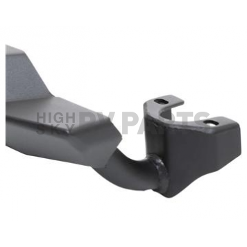 Smittybilt Rocker Panel Guard - Round Tube Steel Black Powder Coated - 76898LT-1