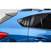 Carbon Creations Window Louver - Rear Window Fiberglass Reinforced Plastic Black - 116000