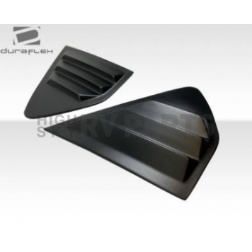 Carbon Creations Window Louver - Rear Window Fiberglass Reinforced Plastic Black - 116000-1