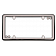 Cruiser License Plate Frame - Nouveau Die Cast Zinc - 20680