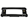 Dorman (OE Solutions) License Plate Bracket - Black Plastic - 68199