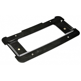 Dorman (OE Solutions) License Plate Bracket - Black Plastic - 68199