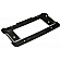 Dorman (OE Solutions) License Plate Bracket - Black Plastic - 68199
