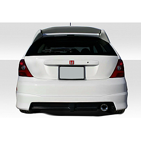 Duraflex Spoiler - Lip Unpainted Fiberglass Reinforced Plastic Black - 115207