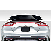 Duraflex Spoiler - Wing Fiberglass Reinforced Plastic Black - 115017