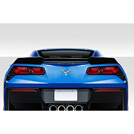 Duraflex Spoiler - Wing Fiberglass Reinforced Plastic Black - 115648