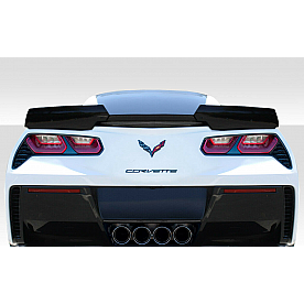 Duraflex Spoiler - Wing Fiberglass Reinforced Plastic Black - 116042