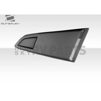 Duraflex Window Louver - Rear Window Fiberglass Reinforced Plastic Black - 115827-2