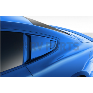 Duraflex Window Louver - Rear Window Fiberglass Reinforced Plastic Black - 115827