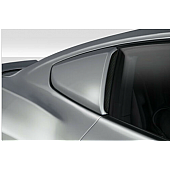 Duraflex Window Louver - Rear Window Fiberglass Reinforced Plastic Black - 115828