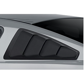 Duraflex Window Louver - Rear Window Fiberglass Reinforced Plastic Black - 115835
