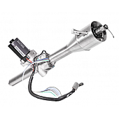 Flaming River Steering Column - Powder Coated Stainless Steel Black - 40200M65BK