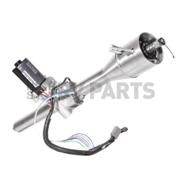 Flaming River Steering Column - Powder Coated Stainless Steel Black - 40200M65BK
