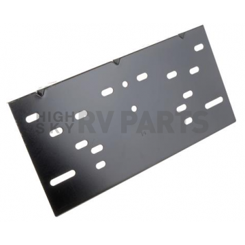 Help! By Dorman License Plate Bracket - Metal Black - 68149-1