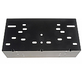 Help! By Dorman License Plate Bracket - Metal Black - 68149