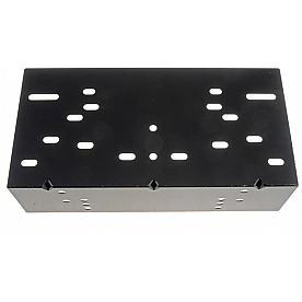 Help! By Dorman License Plate Bracket - Metal Black - 68149
