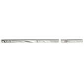 Innovative Creations Inc. Rocker Panel Molding - Polished Stainless Steel Silver Set of  - RS1084