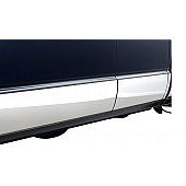 Innovative Creations Inc. Rocker Panel Molding - Polished Stainless Steel Silver Set of  - RS545