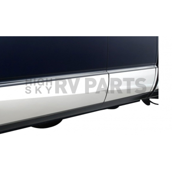 Innovative Creations Inc. Rocker Panel Molding - Polished Stainless Steel Silver Set of  - RS545