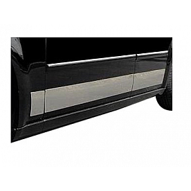 Innovative Creations Inc. Rocker Panel Molding - Polished Stainless Steel Silver Set of  - RS547