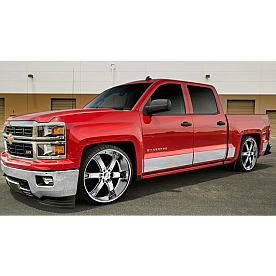Innovative Creations Inc. Rocker Panel Molding - Polished Steel  Set of 12 - T0201304M