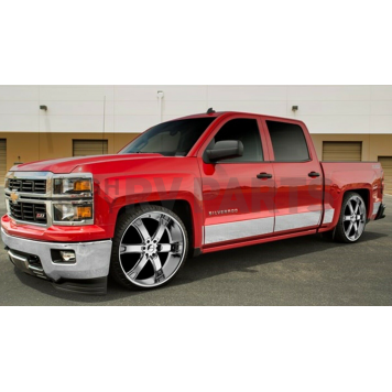 Innovative Creations Inc. Rocker Panel Molding - Polished Steel  Set of 12 - T0200304M