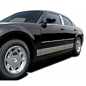 Innovative Creations Inc. Rocker Panel Molding -  Stainless Steel Silver Set of 6 - C2108304M