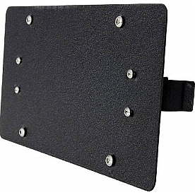 Paramount Automotive License Plate Bracket - Black Steel Textured Powder Coated - 510487